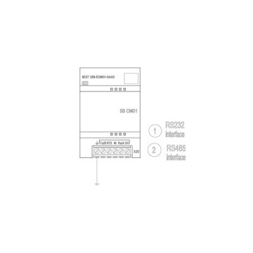 SIMATIC S7-200 SMART CM 01 RS485 9極Dサブピンサポート フリーポート 6ES72885CM010AA0