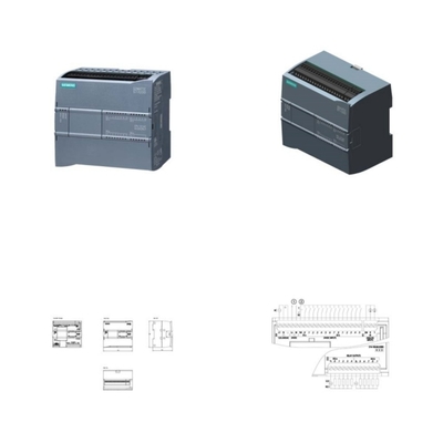 100% SIMATIC S7 1200 CPU 1212C DC リレー 8DI 6DO 2AI 6ES7215-1BG40-0XB0 シエメンズ ACドライブ