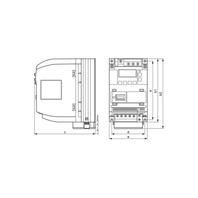 シメンス 6SL3210-5BB17-5UV1 シナミックス V20 200-240V 1AC -10/ 10% 高出力の場合は 47-63Hz