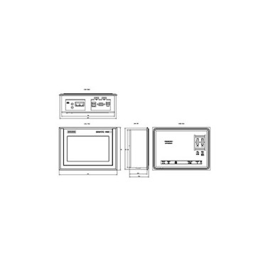 イーサネットネットワーク オリジナル TP700 コンフォート アウトドア スマート パネル 6AV2124-0GC13-0AX0 タッチ