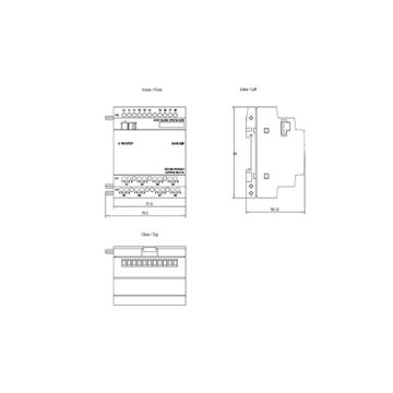 LOGO DM8 24 拡張モジュール 6ED1055-1CB00-0BA2 メモリーとRS485通信インターフェース