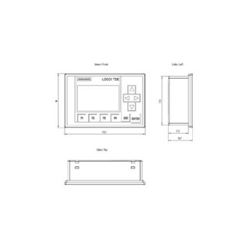 LOGO TD画面 6行 6ED1055-4MH08-0BA1ロゴロギーと通信インターフェース RS485