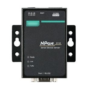 産業自動化 NPORT 5110 ポート RS-232/422/485 シリアルポート デバイス ネットワーク サーバー MOXA 標準 TCP/IP インターフェース