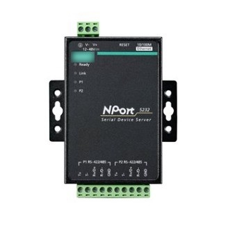 MOXA NPORT 5232 2 ポート RS-232/422/485 シリアル ポート デバイス ネットワーク サーバー バイペール 決済