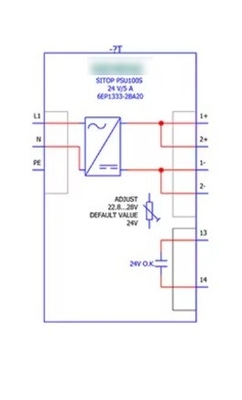 SITOP PSU100S 24V/5A 出力 120/230V AC 入力 6EP1333-2BA20 工業用製品