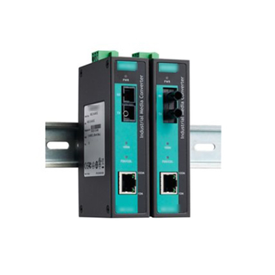 MOXA IMC-21A-M-ST インダストリアルグレード 10/100BaseT X から 100BaseFX フォトコンバーター