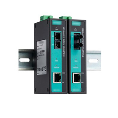 MOXA IMC-21A-M-ST インダストリアルグレード 10/100BaseT X から 100BaseFX フォトコンバーター
