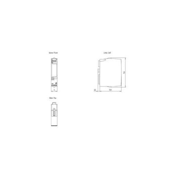 デジタル出力モジュール DQ 8x 24V DC 0.5A 標準 6ES7132-6BF01-0BA0 ET 200SP モジュール