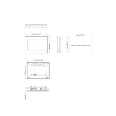 オリジナル TK8072iP WEINVIEW 7' 800x480 TFT HMIタッチスクリーン ネットワーク その他 1465