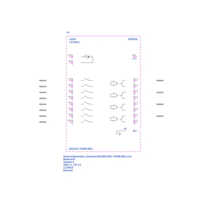 100% オリジナルシメンス LOGO PLC 統合ディスプレイパネル リレーモジュール 6ED10521MD080BA1
