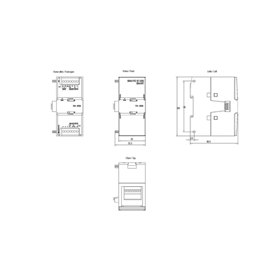 シメンス S7-200SMART PLC モジュール SM AI04 AI 4x12ビット 6ES72883AE040AA0 100% オリジナル