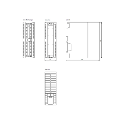 100% オリジナルシメンス PLC モジュール S7-300 シリーズ AI 8x9/12/14ビット 100% 6ES73317KF020AB0