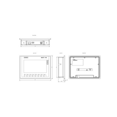 100% テスト済み 6AV21232GB030AX0 シメンス HMI KTP700 基本ライト パネル 押すボタン/タッチ操作 7インチ TFT ディスプレイ