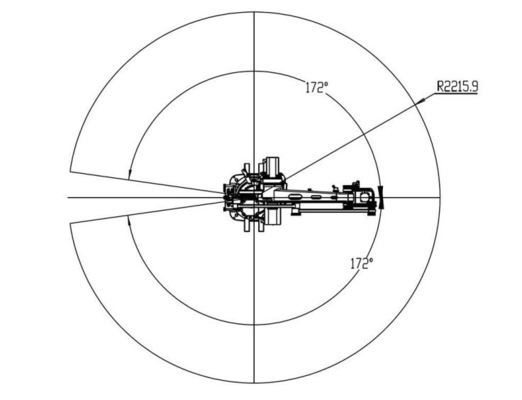 GBS50-K2220 50kg パレット化ロボットスタッキングと4軸垂直多関節ソリューション
