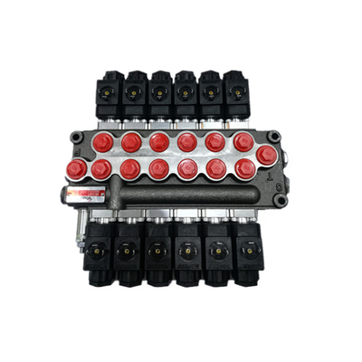 液圧 モノブロック方向制御バルブ 5 スロール 45L/MIN 定量流量