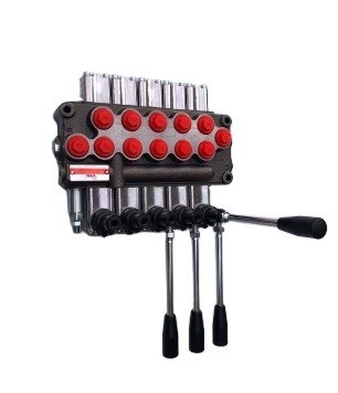 液圧 モノブロック方向制御バルブ 5 スロール 45L/MIN 定量流量