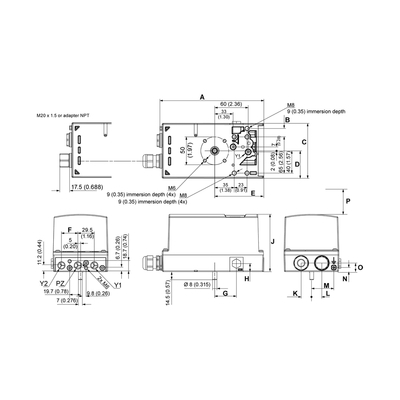 シメンス SIPART PS2 6DR5010-0NG00-0AA0のためのインテリジェント電気バルブ位置付け器