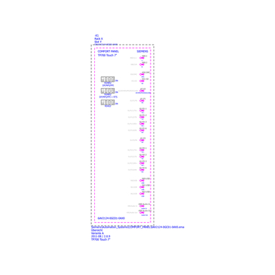 SIMATIC HMI TP700 コンフォートタッチスクリーン 6AV2124-0GC01-0AX0 100% オリジナル オートメーション