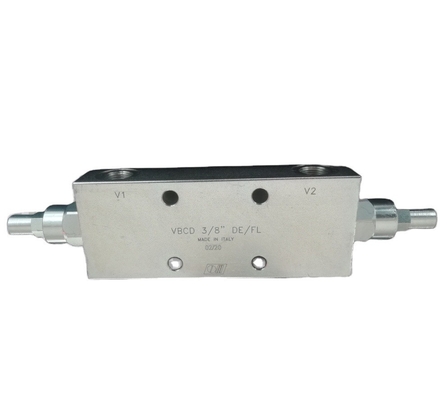 VBCD 3/8&quot; DE/FL オーバーセンターバルブ 最大圧 350bar の対比バルブ