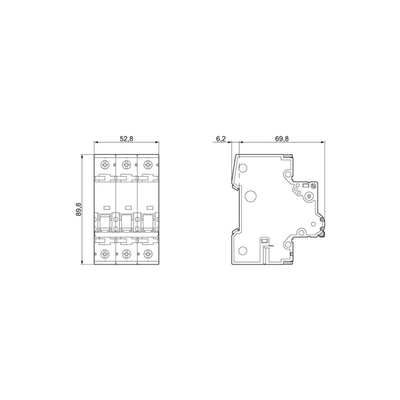 5SY7313-8CC ミニチュア回路断片器 400V 15kA 3極 D 13A SENTRON 適用用