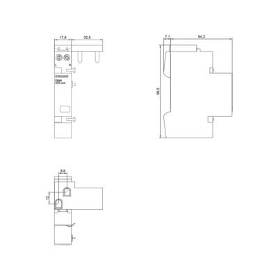 シメンス回路断片5SM6021-2用の消防安全スイッチブロック AFDD 1-16A 230V試験