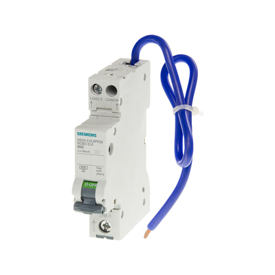 シメンス用 コンパクト残留電流保護断路器 1P N型 AC 30 mA 5SV9313-1CN25
