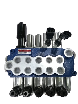 45L/MIN 流量電気制御 5 スポール方向弁 水圧圧