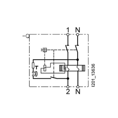 シメンス 5SV4614-0 2極型交流電流残留電流切断器 40A 300mA Un AC 230V