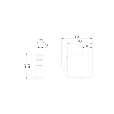 5SD74880CC PLUG M または C/T2/II 350 V 40 kA N-PE シメンス通信インターフェイスのために