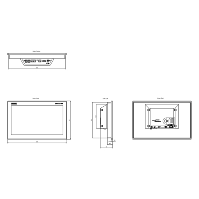 100% テストされたSIMATIC HMI MTP1500 統合スマートパネル 15.6 &quot; ワイドスクリーン TFT カラーディスプレイ