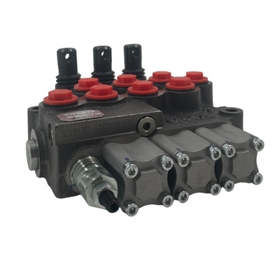 オイルポートサイズ G3/8&quot; M45/3 モノブロック スキードローダー用液圧方向弁
