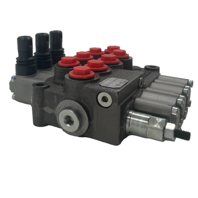 オイルポートサイズ G3/8&quot; M45/3 モノブロック スキードローダー用液圧方向弁