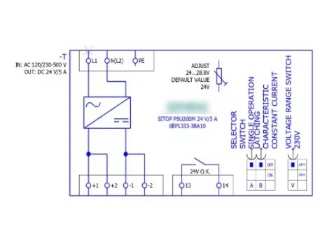 メモリ その他 SITOP PSU200M 電源 単相・二相 DC 24V/5A 6EP1333-3BA10