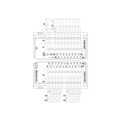16DI/16DO 16DI 24V DCシンク/ソース 16DO リレー 2A PLC デジタル I/O SM 1223 産業用