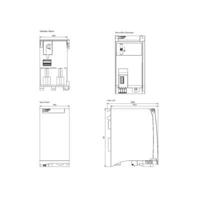 6EP1333-4BA00 SIMATIC PM 1507 24V/8A SIMATIC S7-1500とネットワークのための電源 その他
