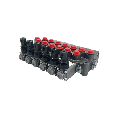 液圧掘削機 モノブロック M45/6 方向弁 G3/8&quot; オイルポートサイズ