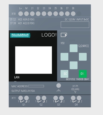 LOGO 24RCE AC/DC ロジック モジュール 6ED1052-2HB00-0BA8 で機械の制御を簡素化します