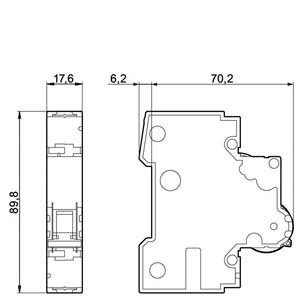 5SY61067CC 5SY6106 7 230V定電圧製品のためのミニチュア断路器