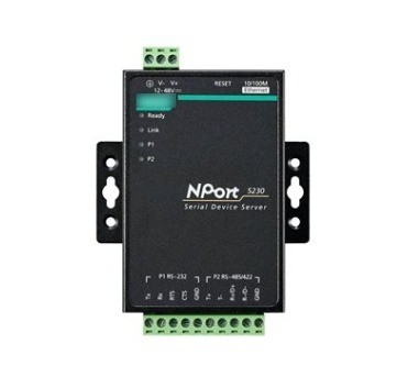 MOXA NPORT 5232 2 ポート RS-232/422/485 シリアル ポート デバイス ネットワーク サーバー バイペール 決済