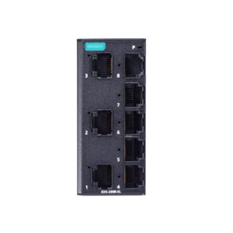 EDS-2008-ELシリーズ 8ポート 無管理 イーサネット スイッチ 10/100BaseT X RJ45 コンネクタ