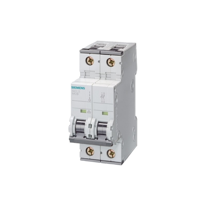 400V 15kA 2ポールD 25A SENTRON シメンス用のミニチュア断路器 5SY7225-8CC