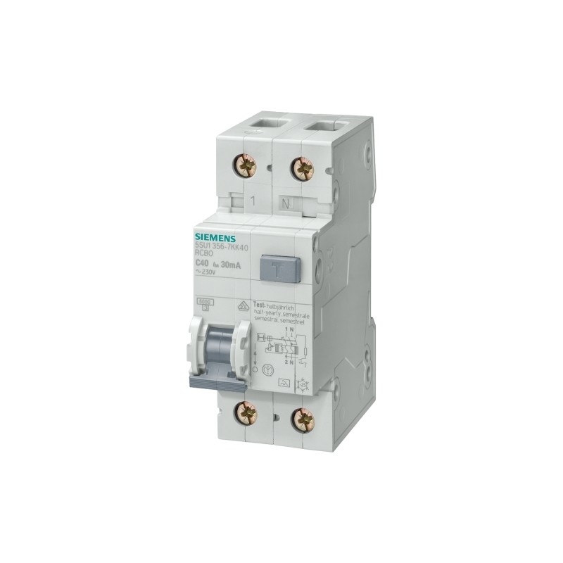 シメンス 低電圧配送断路 FI/LS AC 30MA 1 N-P C6 4.5KA5SU1353-1KK06