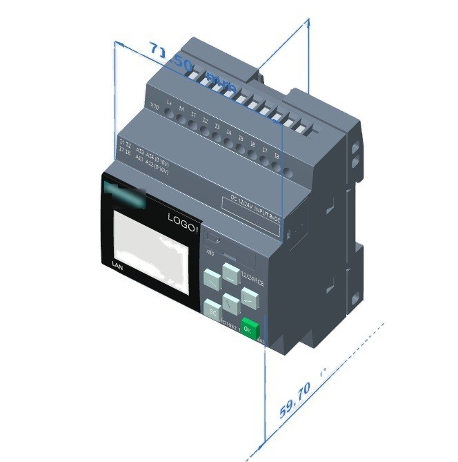 直接供給LOGO V8.1 12/24RCEO ロジックモジュール I/O番号 その他 6ED1052-2MD08-0BA2